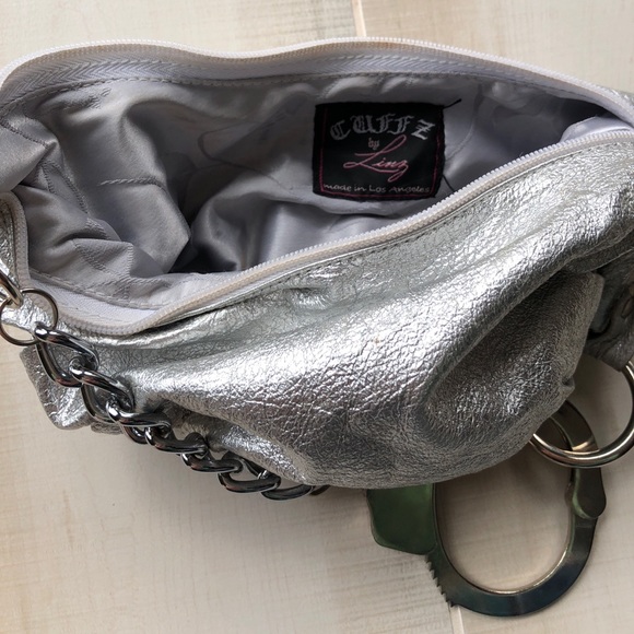 Cuffz by Linz Silver Barfly Handcuff Bag
